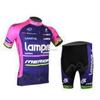Set Maglia da Ciclismo Uomo Asciugatura Rapida Rosa Blu Onda Abbigliamento per Bici S-5XL