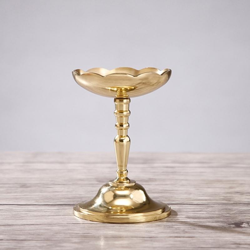 Copper Oil Lamp Butter Lamp Holders Buddhas Votive Tealight Holders Ghee Lamp Buddhist Altar Supplies Temple Decors