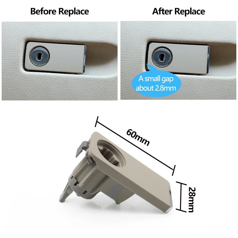 Car Glove Box Switch Handle Toolbox Compartment Lid Switch Grip Lock For Mercedes BENZ C E Class W204 W212 W207