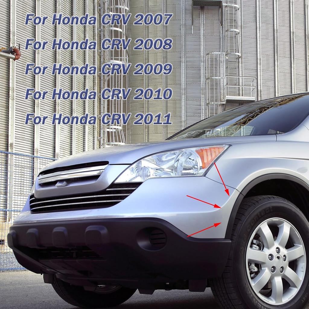 For Honda CRV 2007-2011 Front Bumper Wheel Fender Eyebrow Molding Trim Left&Right