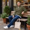 Men's Corduroy 1/4 Zip Pullover, Retro Long Sleeve Top with Stand Collar and Pocket