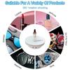White/Black Electric Turntable 360° Rotating Rotating  Display Stand  Product Photography