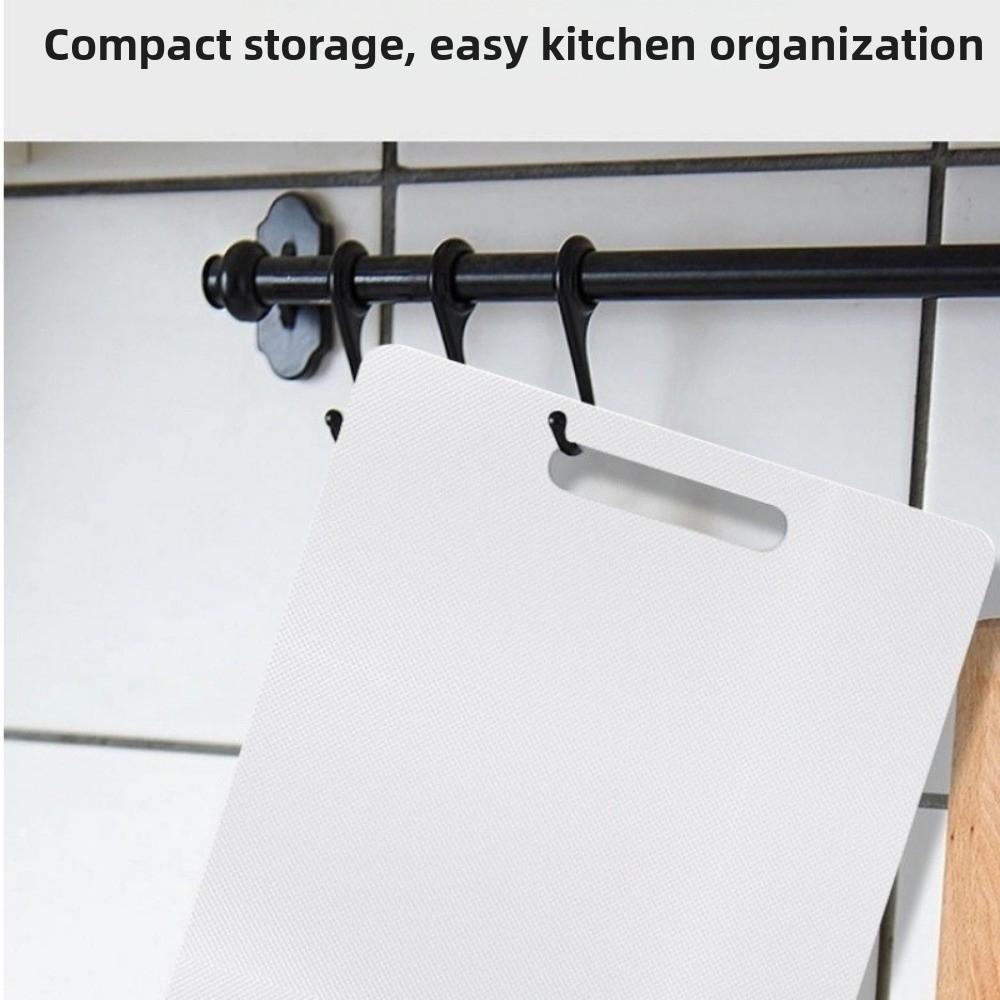 Thicken Plastic Cutting Board Kitchen Mouldproof Rectangular Panel Double Sided Anti-slip Chopping Board Easy Cleaning