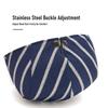 Striped Newsboy Cap for Men Casual Flat Beret Adjustable Dad Hat