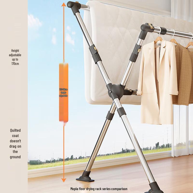 MARYYA Portable Folding Stainless Steel Drying Rack