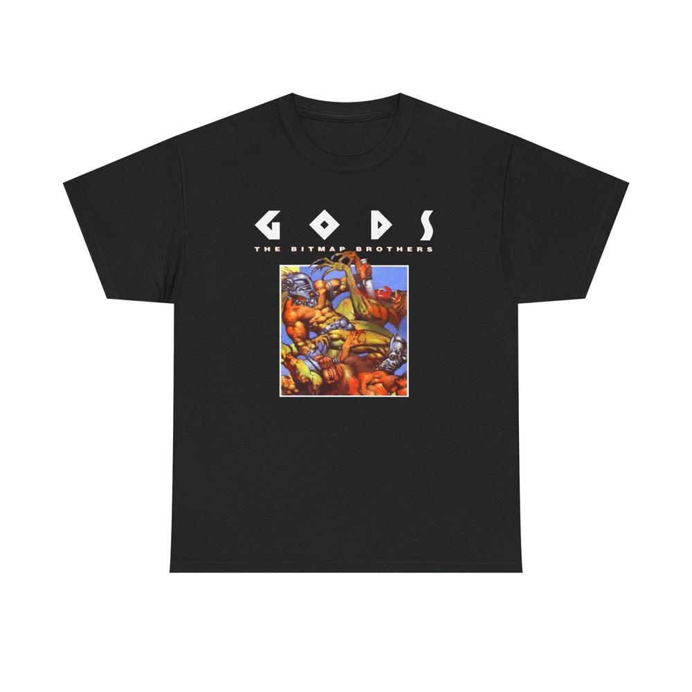 

GODS Bitmap Brothers Vintage Gaming Amiga Acorn Sega Unisex T-Shirt S