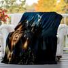 1pc Hogwarts Harry Potter Owl Outdoor Flannel Throw Blanket All Season Soft Warmth,Home Decor 1031190