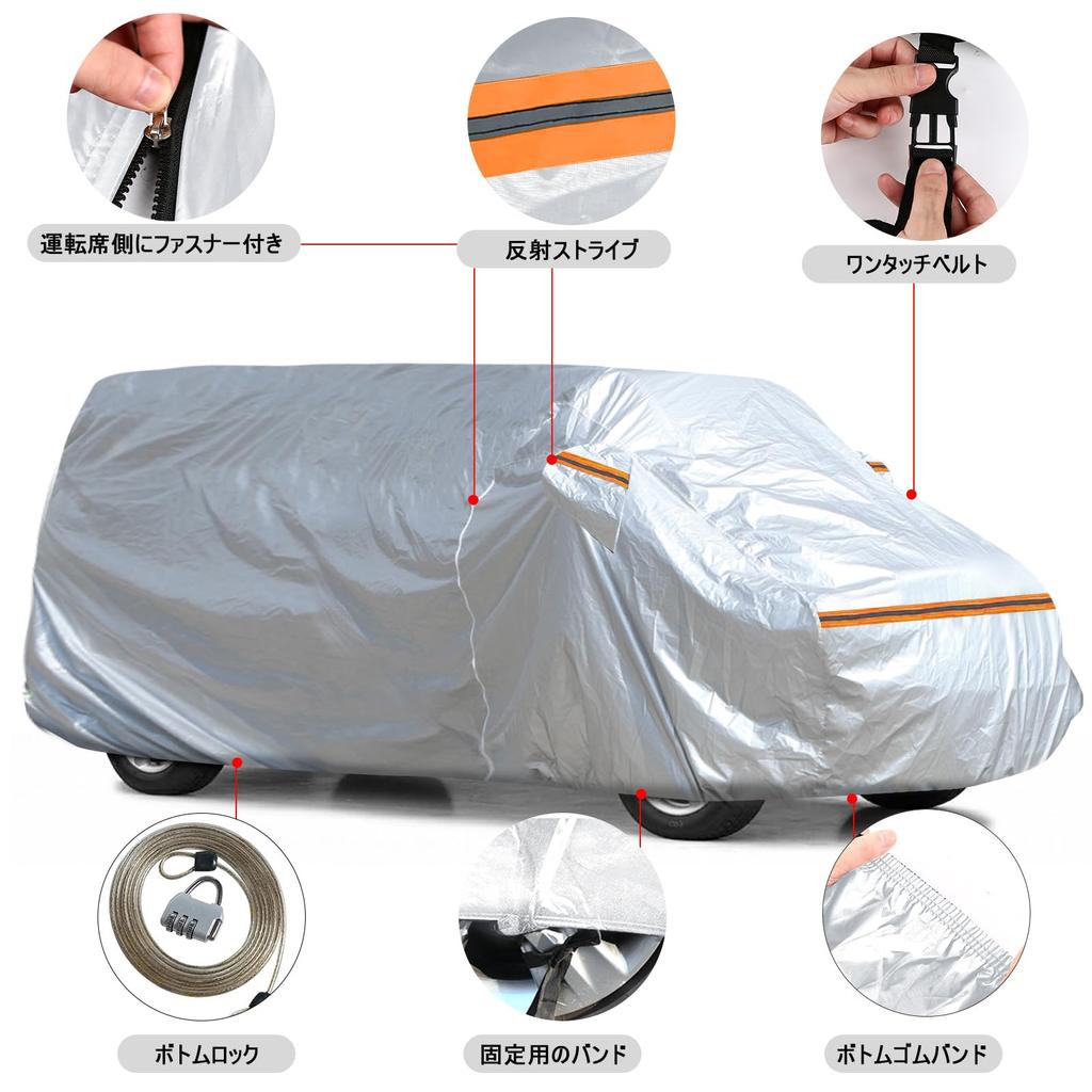 SYAYOUHIN Autoabdeckung für Honda Vollständige Abdeckung Innenhitze UV Schnee und Kondenswasser Langlebig Tatsächliches Auto Außen Hitzeschild Verhindert Innenraum