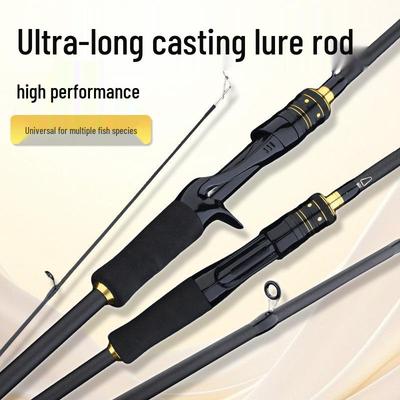 Ultra-Light Ultra-Hard Portable Sea Fishing Rod for Long-Casting Black Fish Lure