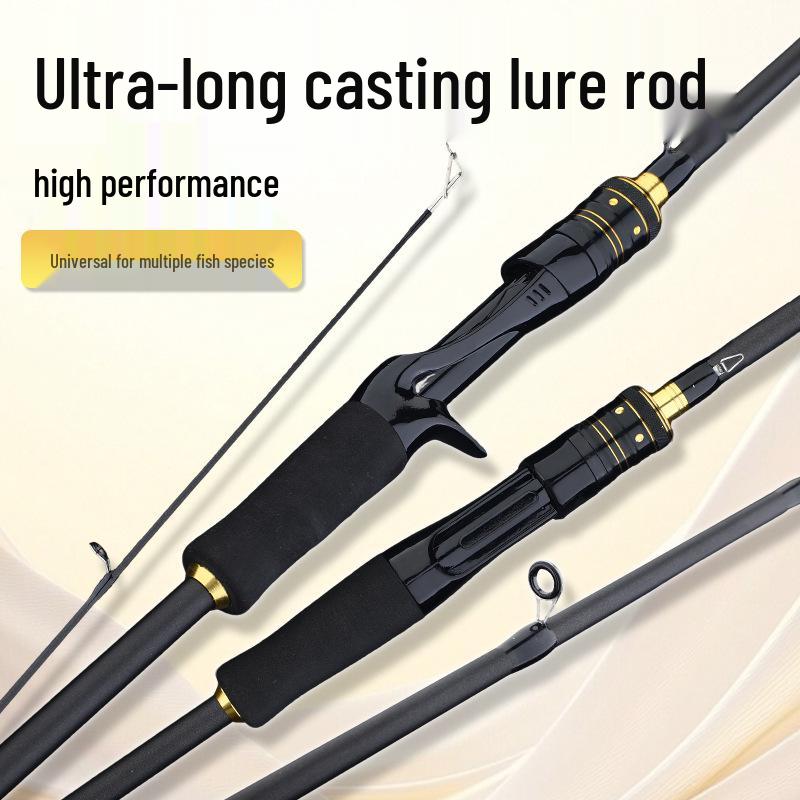 Ultra-Light Ultra-Hard Portable Sea Fishing Rod for Long-Casting Black Fish Lure