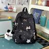 Schoolbag Korean Ins Fresh Star Bow Junior High School Girls High Value Large Capacity Lightweight High School Backpack