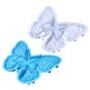 Stereo Butterflies Skull Epoxy Casting Mould for Wall Hanging Decor DIY Crafts