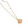 Rotating Four-Leaf Flower Necklace Female Summer Titanium Steel Chain Does Not Fade