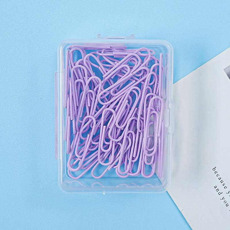 

Скрепки Macaron Color Paper Clips 28 мм – Креативный металлический переплет для офисного использования