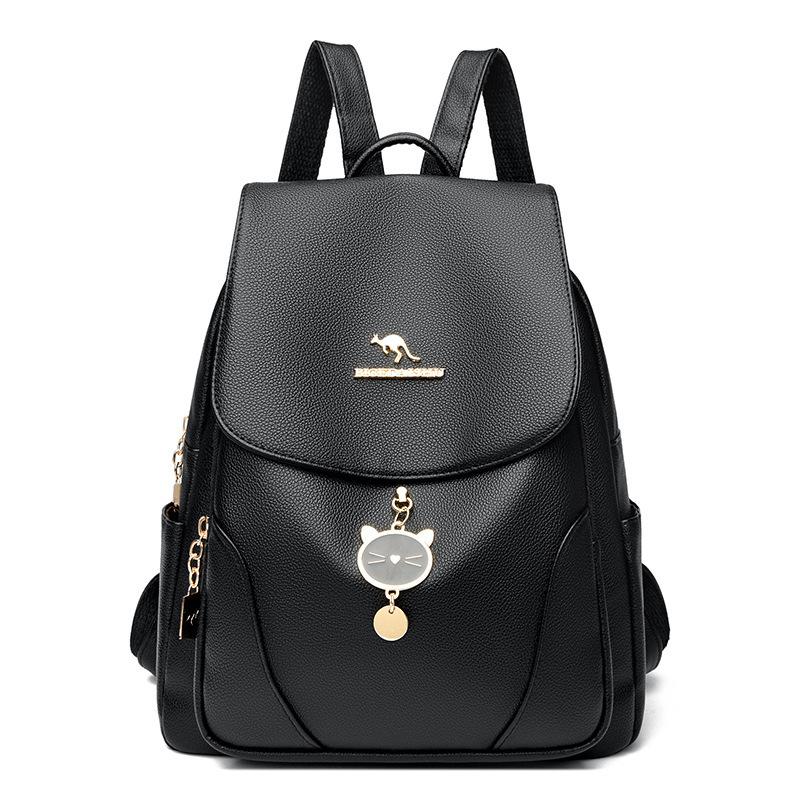 Schoolbag1011 New Backpack Women's Bag Large Capacity Three-purpose Student Schoolbag Leisure Travel Backpack Fashion Shell Bag