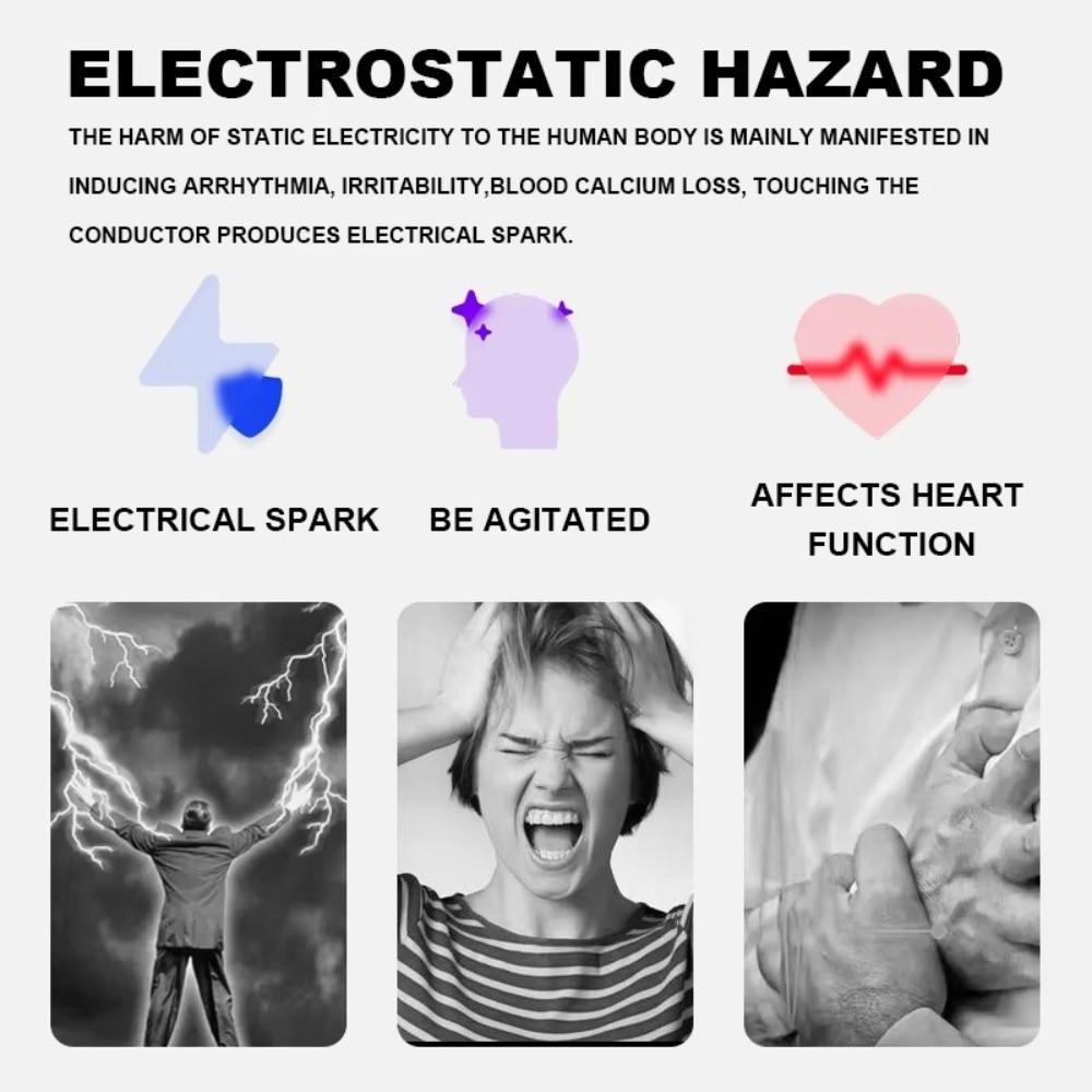 Time Display Static Eliminator Bracelet Mosquito Repellent Human Body Static Eliminator Women