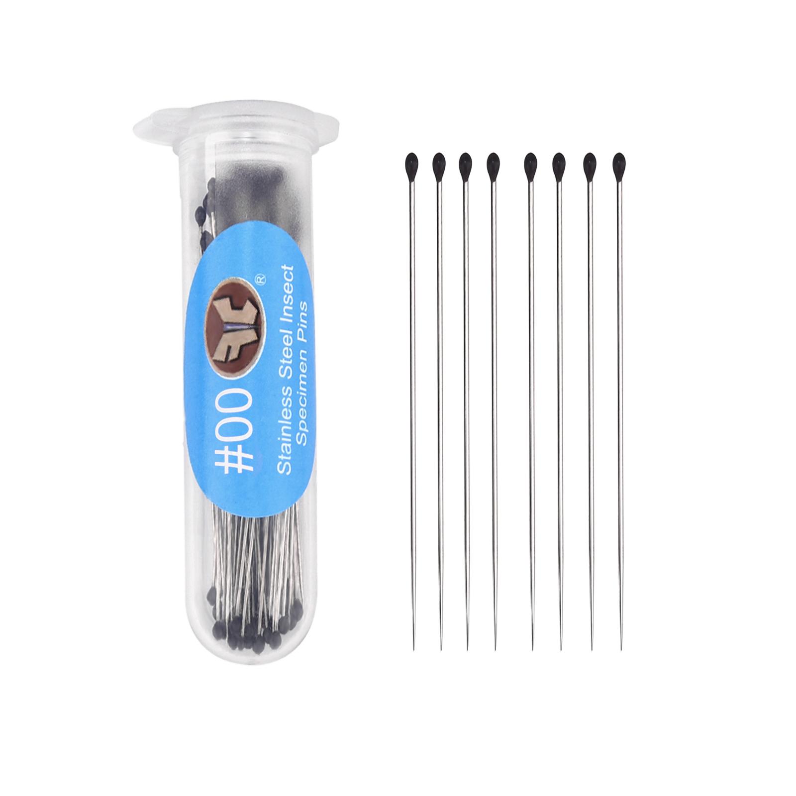 

100pcs/Lot Stainless Steel Sewing Positioning Pin Insect Needle Specimen Needle Sewing Pins For Dressmaking Positioning Tools As picture