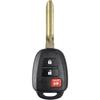 Key Fob for 2013-2021 Toyota RAV4/ 16-19 Tacoma/ 13-19 Prius C/ 20-21 4Runner Car Keyless Entry Remote Control, HYQ12BDM HYQ12BEL, 3 Buttons