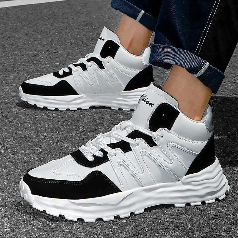 Fashion Ventilation Parkour Running Trainers For Men Vulcanize Man Sneakers High Quality Genuine Mens Shoes Sport News Loafter 2025
