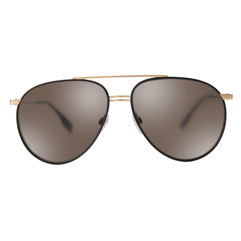 Burberry Slim Frame Statement Sunglasses Men's Brown