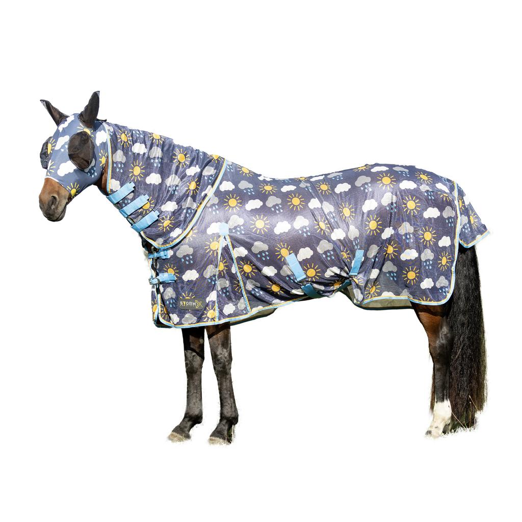 Hy Come Rain or Shine Lycra Horse Fly Mask
