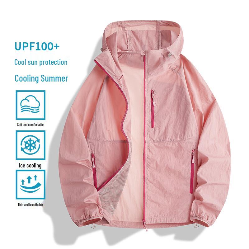 VUUG Unisex Ice Silk Hooded Sun Protection Jacket