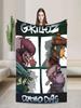 Gorillaz Music Band Soft Plush Throw Blanket for Girls and Boys Flannel Bedspread for Sofa Bed Outdoor Novelty Cover