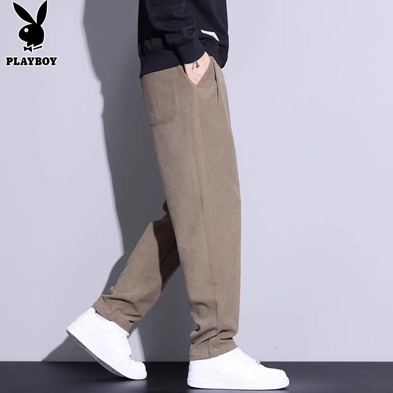 PLAYBOY Men's Autumn/Winter Straight-Leg Casual Sweatpants