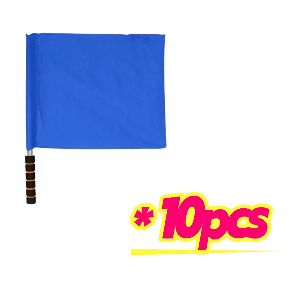 5-20pcs Soccer Referee Flag Red White Yellow Blue Green Football Training Command Flag Competition Signal Flag Referee Supplies
