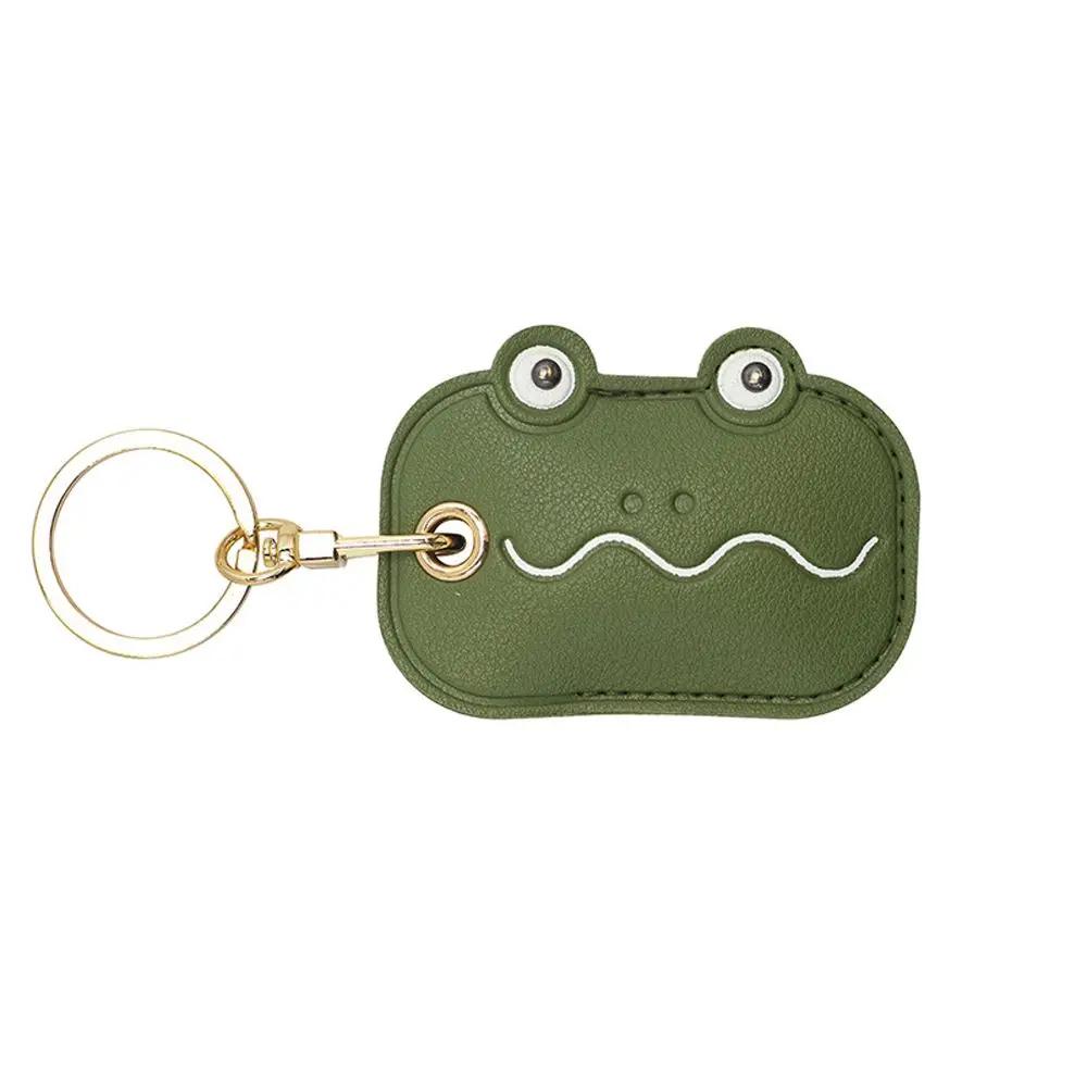 Leather Strawberry Lemon Keychain Case Holder Fashion Women Car Key Ring Charm Bag Car Pendant Gift Anti-lost Pet Dog Cat Collar