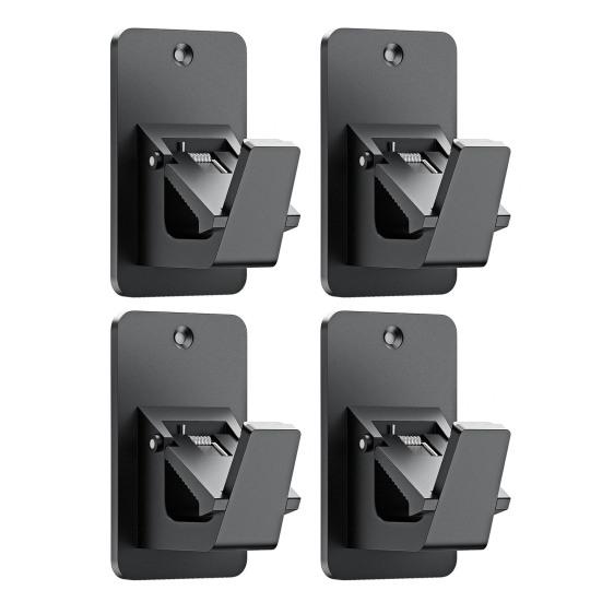 

2/4 шт. Универсальные держатели для карнизов, прочные, выдерживающие нагрузку, простые в установке, без гвоздей, без сверления, кронштейны для карнизов 4pcs