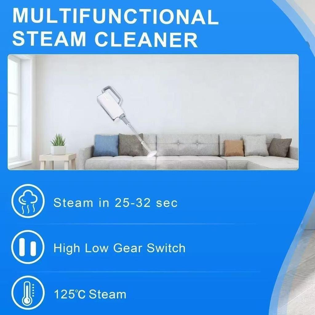 Electric Handheld High-Temperature Steam Mop for Effective Floor Cleaning