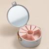 Jewellery Box, PP Organiser with Hinged Lid, MultiCompartment Storage for Earrings Rings
