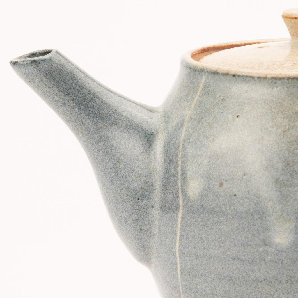 Marui Seito Shigaraki Ware Hechimon Pot, Medium Blue, Made in Japan, MR-3-3501, 450ml