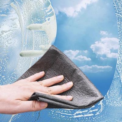 5 Pièces Réutilisables Microfibre Verre Fenêtres Sans traces Épaissi Magique Nettoyage Verre Chiffon Gratuit Réutilisable Tout Usage Nettoyage Chiffon