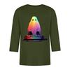 Men'S Round Neck Three-Quarters Sleeve Top Casual Fashion T-Shirt