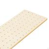 Wood Pegboard Drawer Organizer with 8Pcs Pegs Sturdy Plate Holder Kitchen Divider