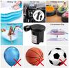 75W Electric Air Pump Inflator Rechargeable Inflator and Deflate Compressor for PVC Mattress Swimming Pool