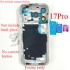 Pro iPhone 17 Pro Střední rámeček Rámeček Pouzdro Boční tlačítko Šasi Opravné náhradní díly