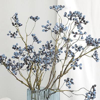 Couronne Décoration de Mariage Maison Bureau Branches de Myrtilles Artificielles Plantes Artificielles Décorations de Maison Décorations de Fête