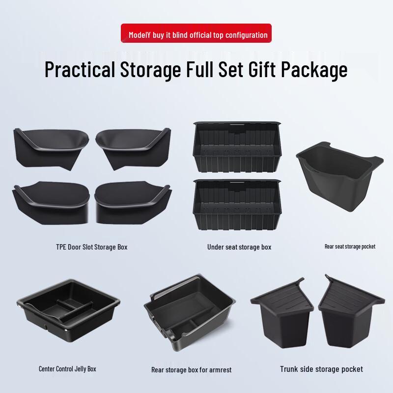 Tesla Model Y3 Refresh Upper Trunk Side Storage Box Accessories