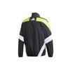 adidas Urban Q3 TT Sports Jacket with Geometric Pattern and Stand Collar Men Outerwear Black FR6599