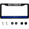 License Plate Frame Registered Nurse Stainless Steel License Plate Frame With 2 Holes & Free Screws 12.2 X 6.3 Inches