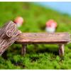 Puppenmöbel Puppenhaus Miniatur Holzbank Hocker Feengarten Miniaturen Dekor Modell Puppen