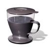 OXO Auto Drip Coffee Maker for Cups 360ml Charcoal Gray Trapezoidal Filter Dishwasher Safe Quick and Easy Coffee Dripper 1-2