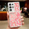 Stripe Pattern Diamond Case For Samsung Galaxy S25 Edge S23 FE S24 Ultra A56 A55 A54 A36 A35 A15 A16 A25 A53 5G Soft Phone Cover