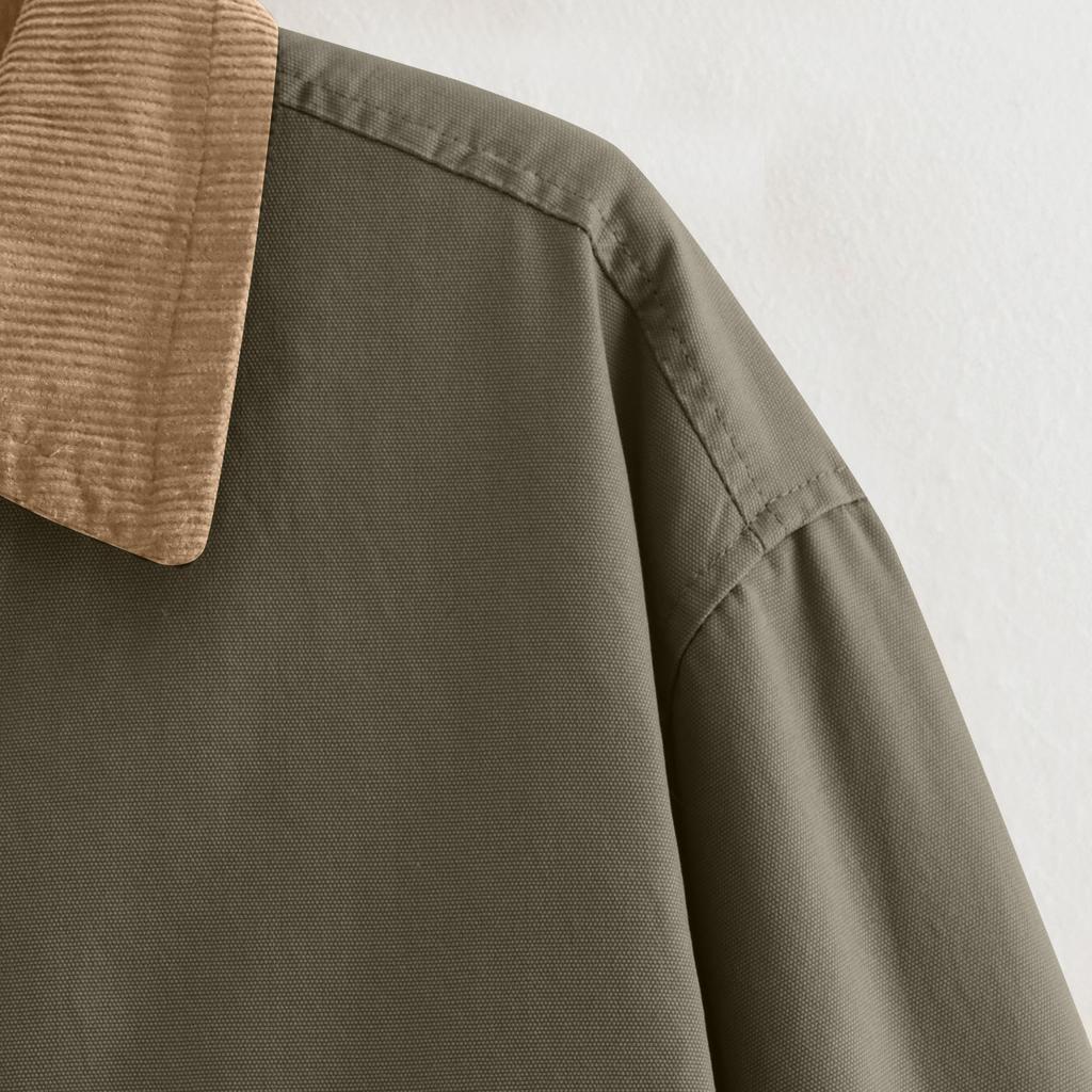 Women's Faux Suede Button Jacket Oversized Gathered Hem Short Length Coat Casual Vintage Outerwear With Pockets