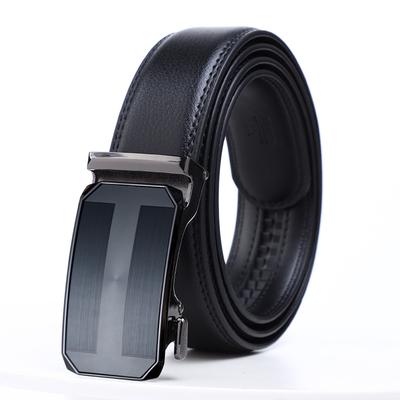 Men's New Belt Korean Style Trendy Automatic Buckle Leather Pants Belt Business Casual Young and Middle Aged Belt Men