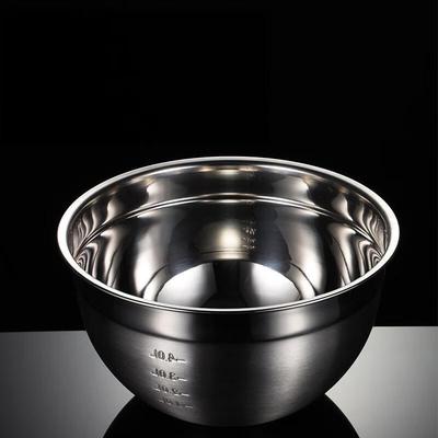 ZISIZ Stainless Steel Mixing Bowl with Scale
