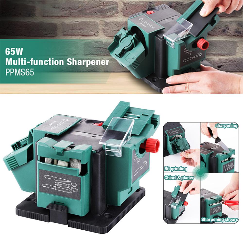 Drill Bit Sharpener Electric Sharpener Drill Bit Knife Scissor Sharpening Tools Multitask Sharpening Machine for Chisel HSS